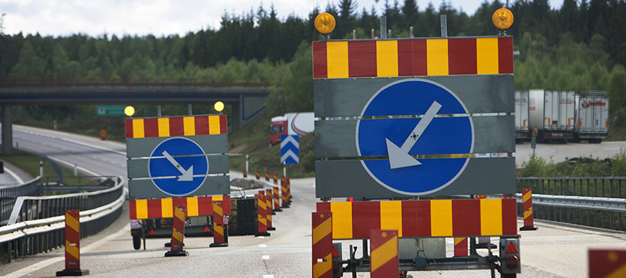 Arbete på väg headerbild