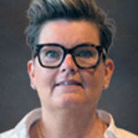 Christina Sjöholm, personal på administration