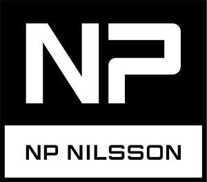 NPNilsson svartvitlogo box