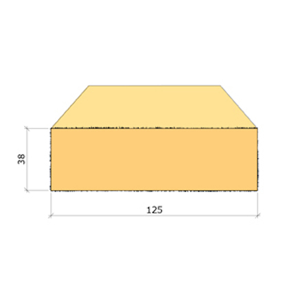 38X125 SÅGAT GRAN G4-2 LPM