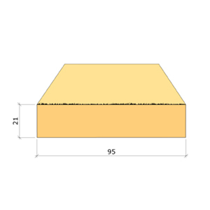 21X95 FORMBRÄDA GRAN G4-4 LPM