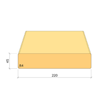 45X220 K-VIRKE C24 GRAN 3,0M