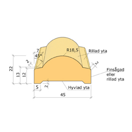 22X45 HATTLÄKT GRAN G4-2 4,2M