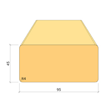 45X95 K-VIRKE C24 IMP NTR/AB 3,6M