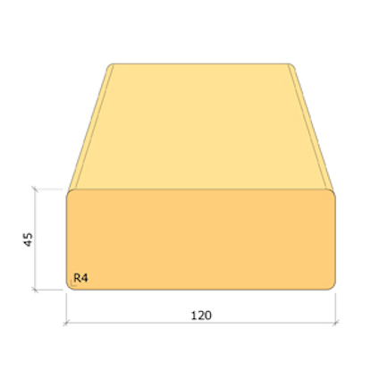 45X120 K-VIRKE C24 IMP NTR/AB 4,2M