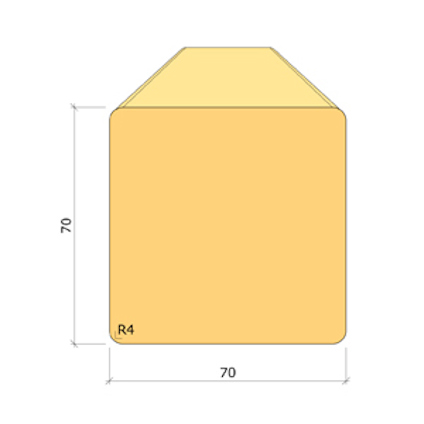 70X70 DIMHYVLAT IMP NTR/A 2,7M