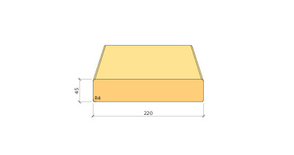 45X220 K-VIRKE C24 GRAN 3,0M
