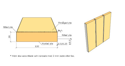 28X120 YTTERPANELBRÄDA GRAN G4-2 3,6M