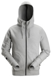 HOODIE FULL ZIP ALLROUNDWORK GRÅMELERAD STL: L