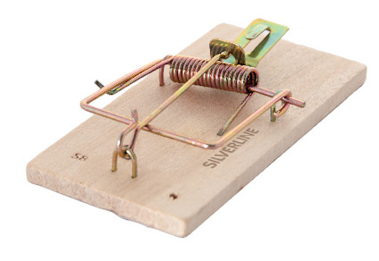 MUSFÄLLA BATTLER M4 TRÄ 4-PACK