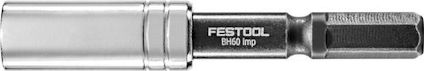 Magnetbitsfäste med texten "Festool BH 60 imp" på sidan. Silverfärgad metallkonstruktion.