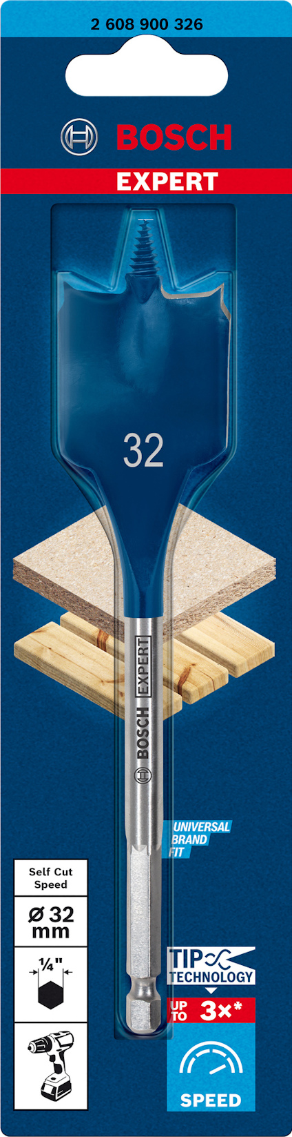 CENTRUMBORR SELFCUT 32X152MM