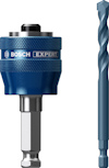 Adapter och borr i metall med blå finish, varumärket Bosch Expert synligt.