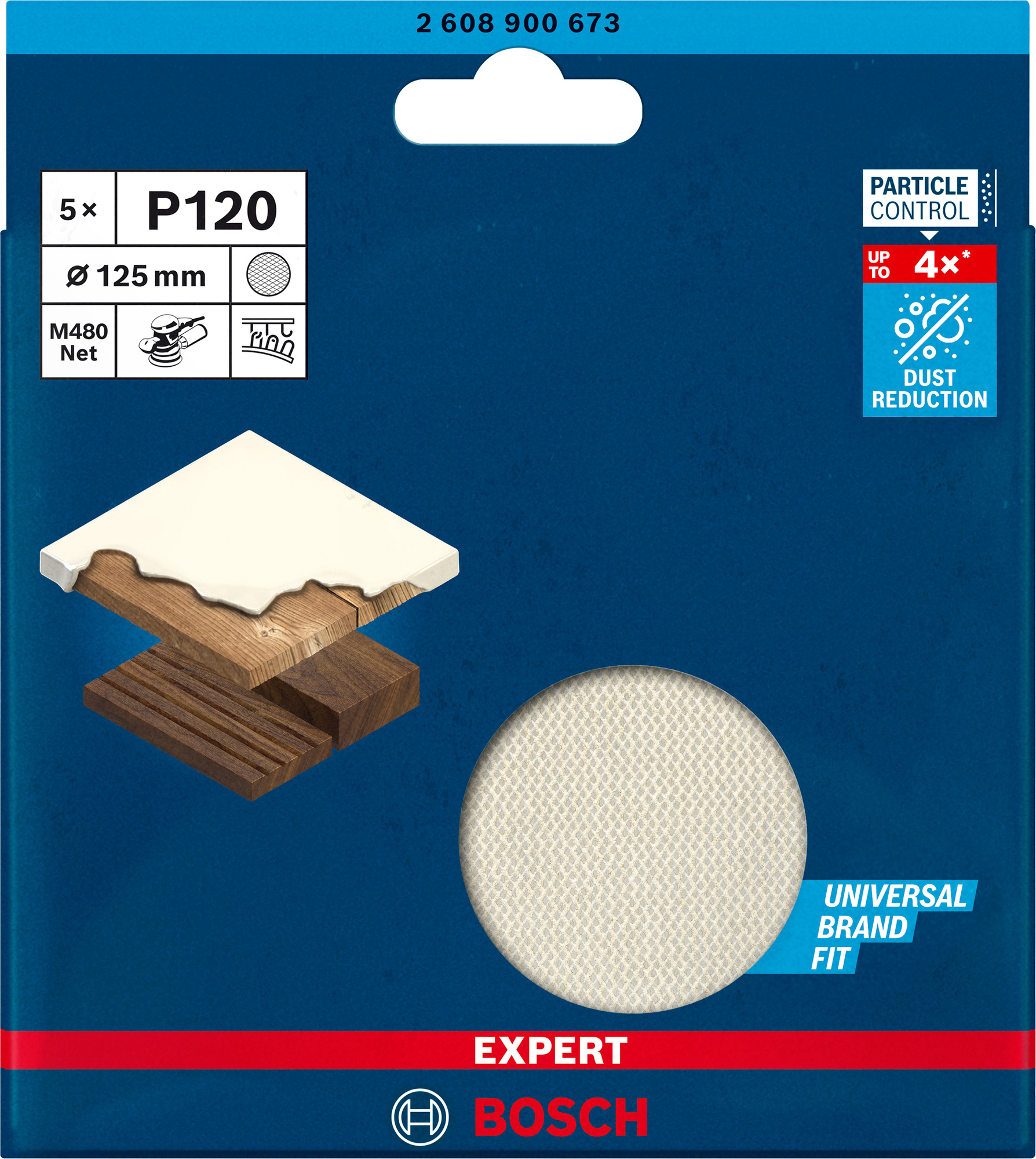 SLIPARK EXC NET K120 125MM 5STEXPERT - Bosch