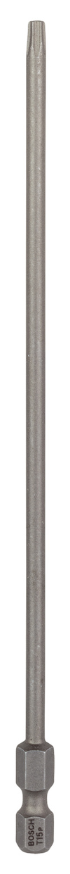 Metallbit med sexkantigt fäste och lång, smal spets.