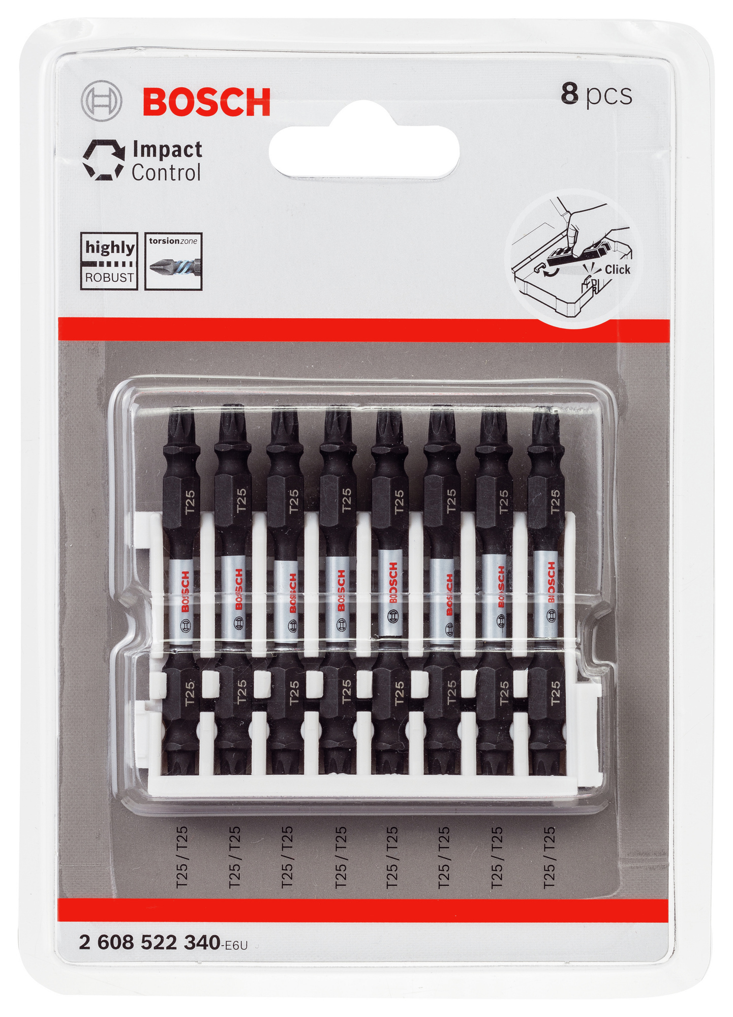 BITS BOSCH IMPACT CONTROL PAKET DUBBELÄNDADE TORX - Bosch