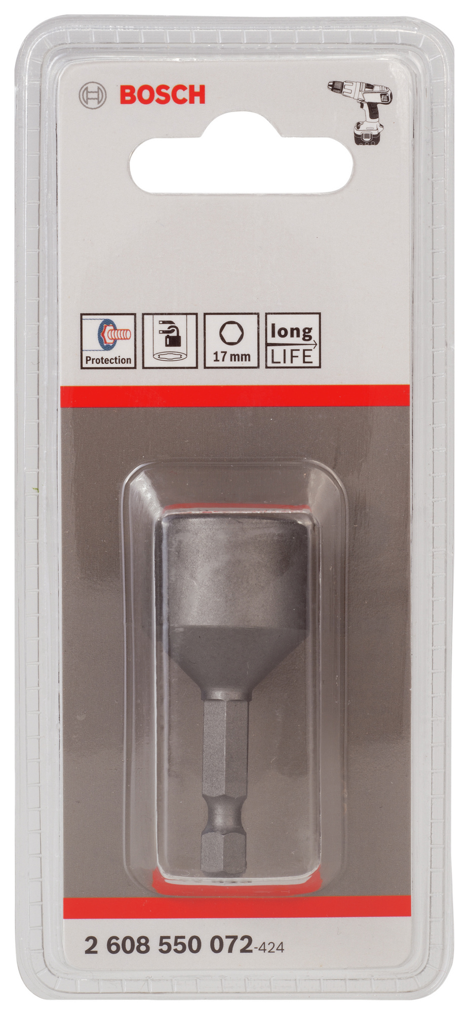 SEXKANTHYLSA 17MM M/MAGNET  - Bosch