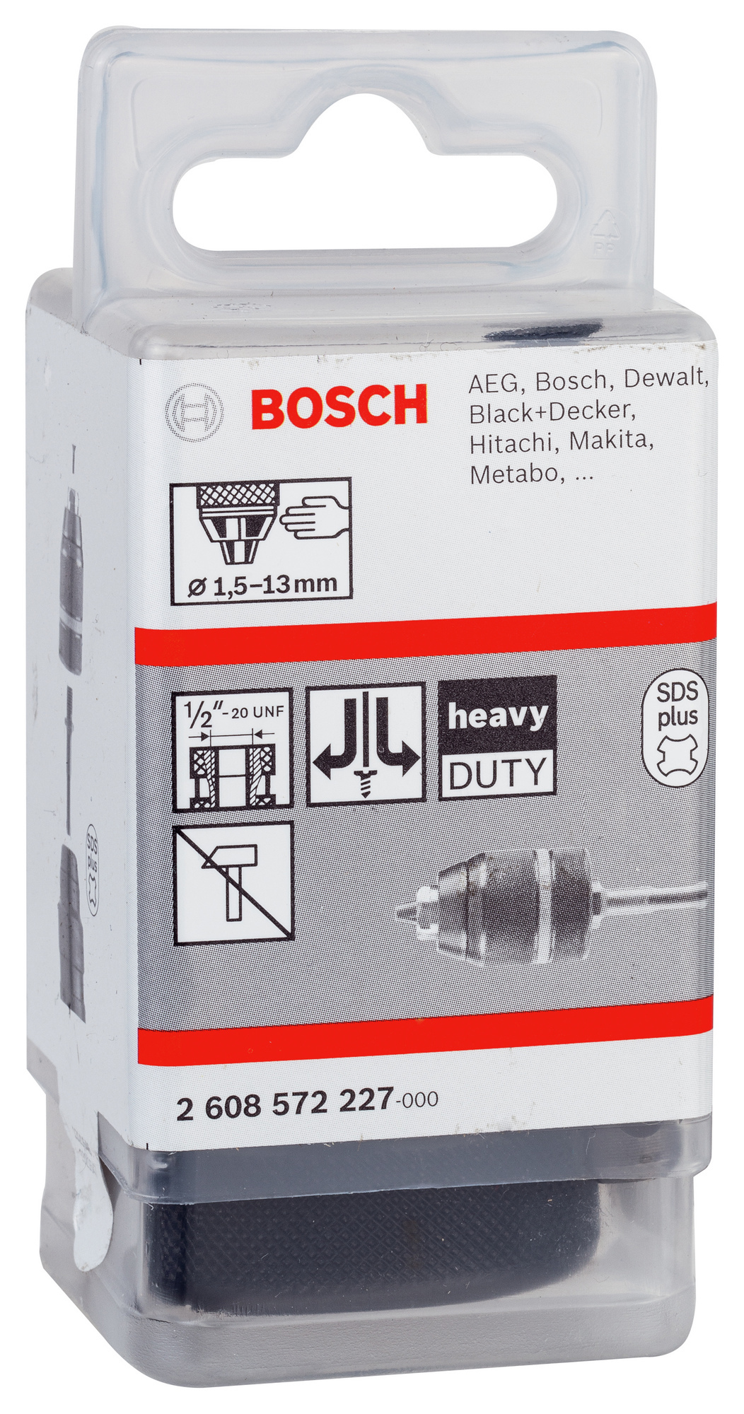 SNABBCHUCK SDS-P 1,5-13MM 2HAND METALL - Bosch