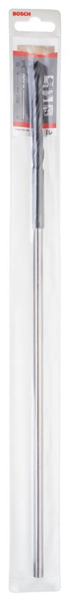 Förpackning med ett långt, smalt borrliknande verktyg, märkt "Bosch" och "19 mm".