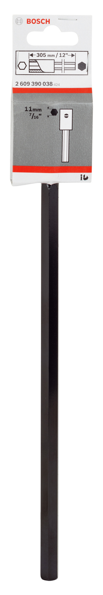 FÖRLÄNGARE 305MM 6-KANT SK 11MM - Bosch