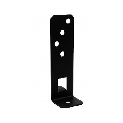 STOLPHÅLLARE PPG TYP L SVART 200X55X60 JUSTERBAR SST