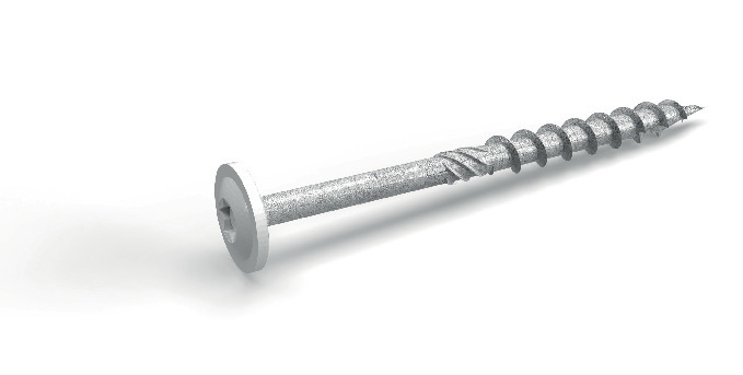 TRÄSKRUV BIG DOG VITLACKERAD - FAST