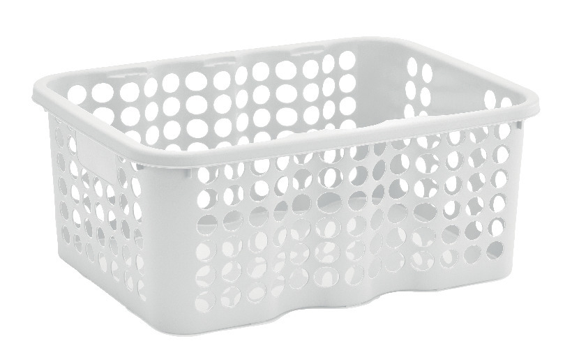 FÖRVARINGSKORG RONDO 12L VIT - Thomee