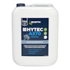 Vit plastdunk med etikett: "Bostik Hytec A370 Rapid, Subfloor Preparation, 12 kg".