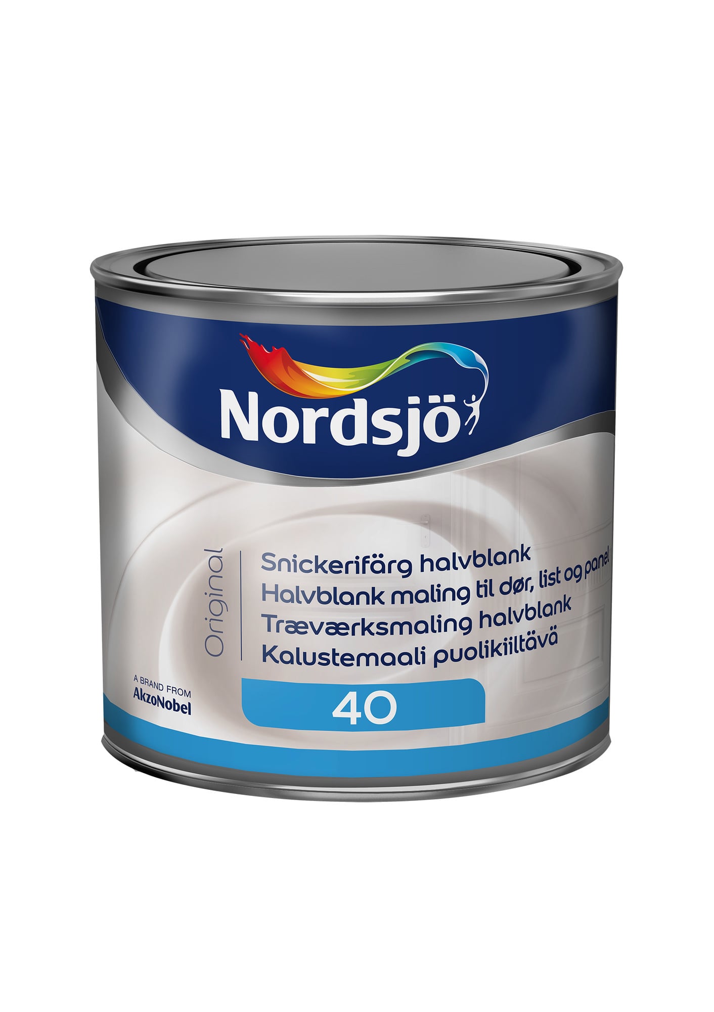 SNICKERIFÄRG ORIGINAL HALVBL. BW NORDSJÖ INOMHUS 0,5L - Nordsjö
