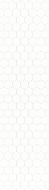 Vit väggskiva med hexagonalt mönster.