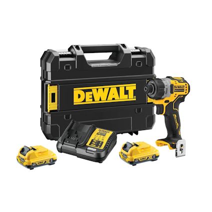 SKRUVDRAGARE DCF601D2 KOMPAKT 2.0AH KIT, 12V