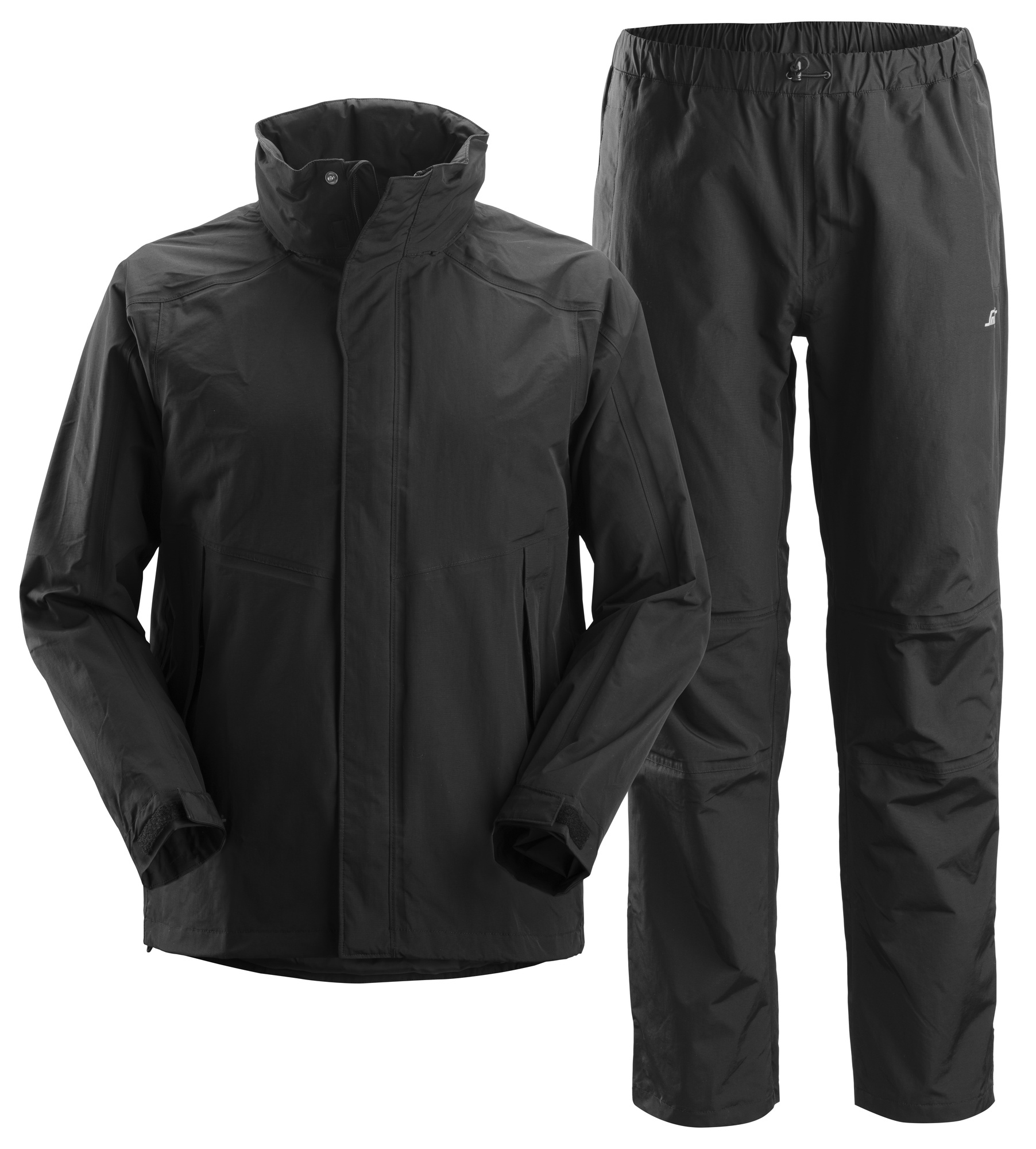 REGNSTÄLL BYXA + JACKA SVART - Snickers Workwear