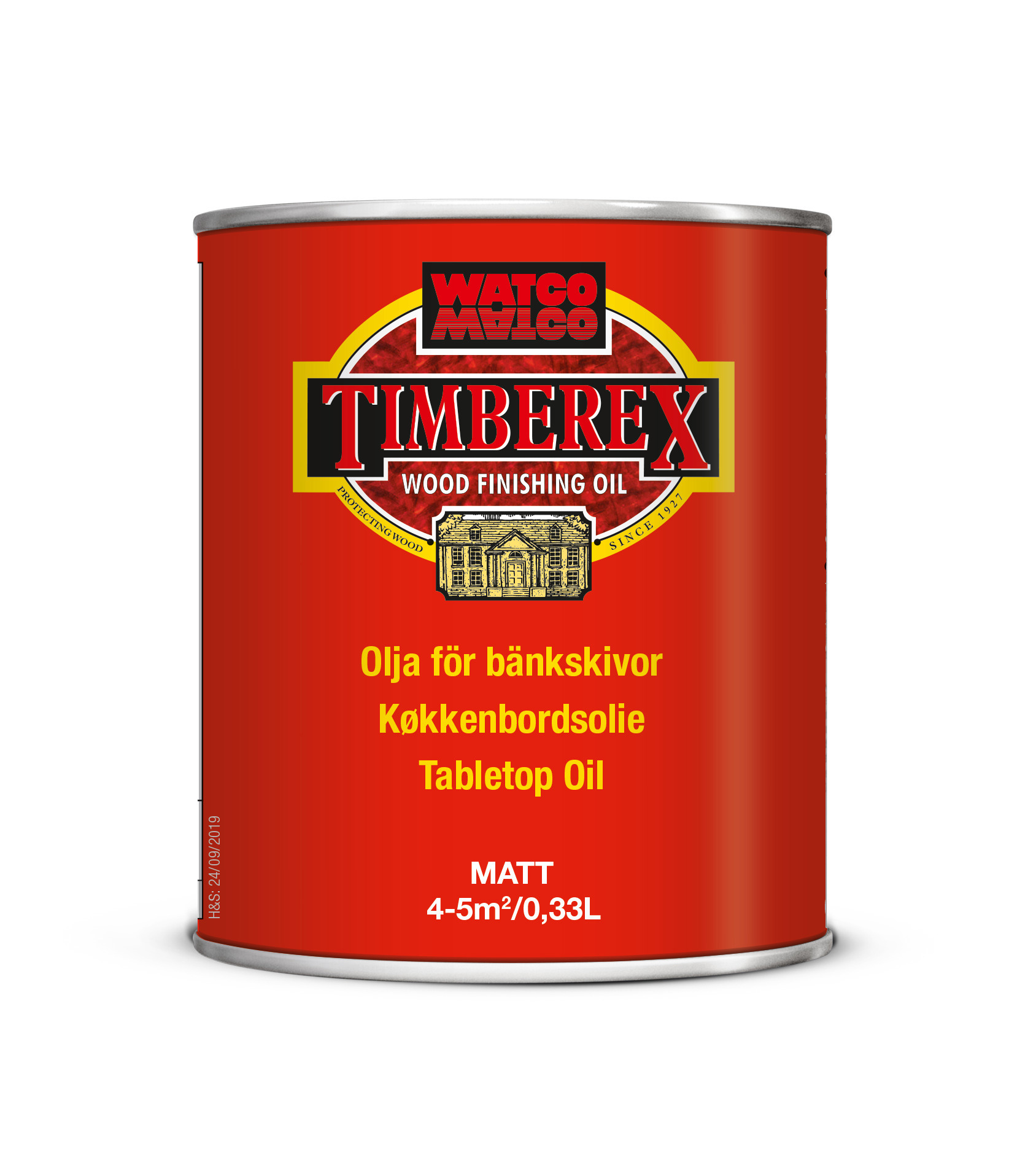 OLJA FÖR BÄNKSKIVOR TIMBEREX 0,33L - Timberex