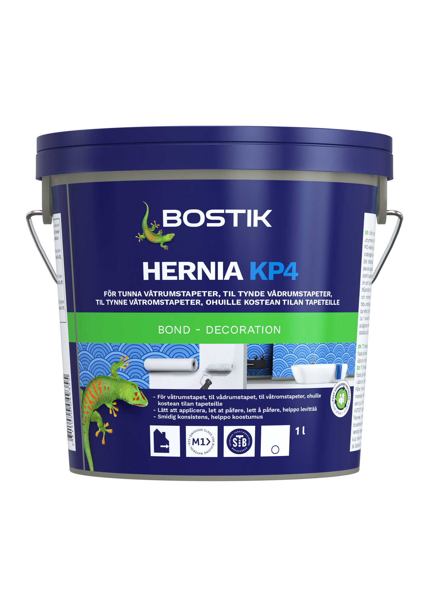 VÅTRUMSLIM TAPET HERNIA KP4 1L - Bostik