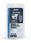 Tublim med Bostik Silicone Universal, transparent silikonfogmassa, inkluderar applikatorspets.