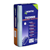 Bostik Technis C310 Dry Mortar, 20 kg blå och orange säck med text och mönster i vitt och grönt.