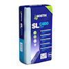 Förpackning av Bostik SL C400 Fiber golvavjämningsmassa, 20 kg.