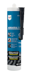 Förpackning med texten "AQUASEAL 2.0" och en svart applikatorspets.