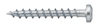Metallskruv med trådskärning, cylinderhuvud och stjärnformad infästning mot vit bakgrund.