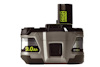 Grått Ryobi 18V 9.0Ah batteri med texten "High Energy" synlig på sidan.