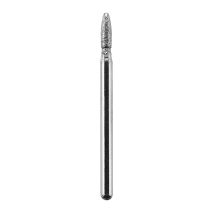 Diamantslipstift med metallstomme och sliphuvud med diamantbeläggning.