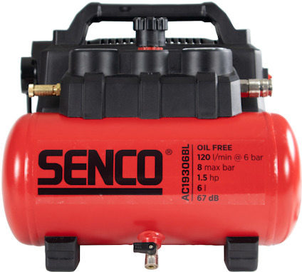 KOMPRESSOR AC19306BL SEMIPRO OLJEFRI 8 BAR 6L 193L/MIN