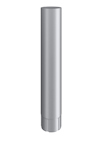 MELLANSTYCKE MST KRYMPT ÄNDE SILVERMETALLIC 045 87X500MM