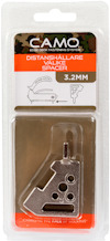 Avståndskloss med texten "CAMO DISTANSHÅLLARE VALJER SPACER 3.2MM" i förpackning.