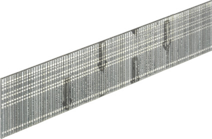Rad med silverfärgade stift sammanfogade i en linje.