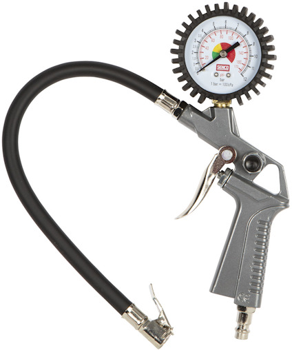 DÄCKSPÅFYLLARE SENCO 1/4" MED MANOMETER 0-12 BAR