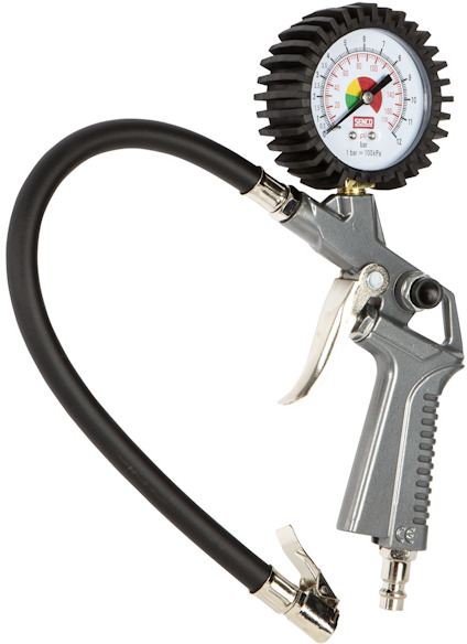 DÄCKSPÅFYLLARE SENCO 1/4" MED MANOMETER 0-12 BAR