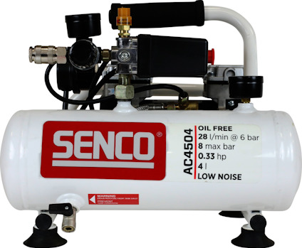 KOMPRESSOR AC4504 LOW NOISE OLJEFRI 8 BAR 4 L 45 L/MIN