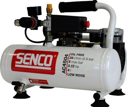 KOMPRESSOR AC4504 LOW NOISE OLJEFRI 8 BAR 4 L 45 L/MIN