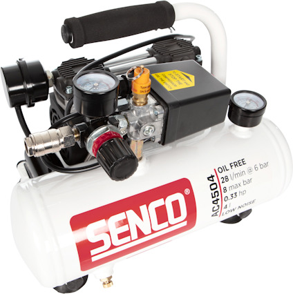 KOMPRESSOR AC4504 LOW NOISE OLJEFRI 8 BAR 4 L 45 L/MIN